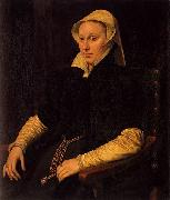 Anthonis Mor Portrait of Anne Fernely painting